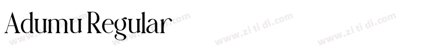 Adumu Regular字体转换 Adumu Regular字体转换